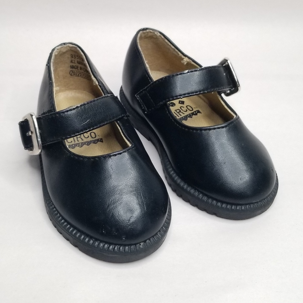 Circo Black Baby Dress Shoes